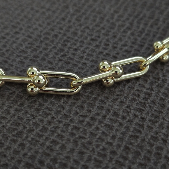 House🏠 of Harlow 1960 Gold💛 U-Link Chain⛓️ Necklace - NWT - Picture 3 of 15
